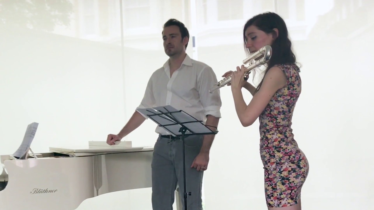 Jules Massenet - Elegie, Baritone and Bass flute - Yuriy Yurchuk, Daniela Mars, Mikhail Shilyaev