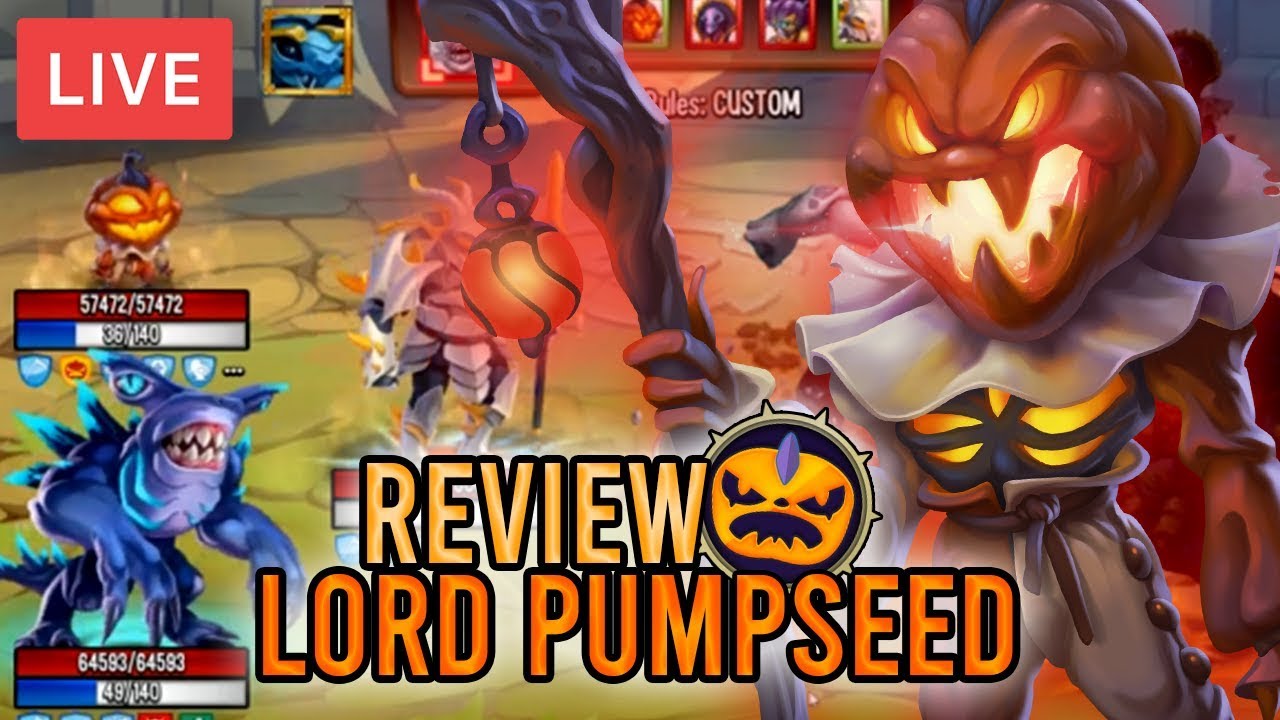 LORD PUMPSEED (LV 130) VS EQUIPOS OP! - Monster Legends Review