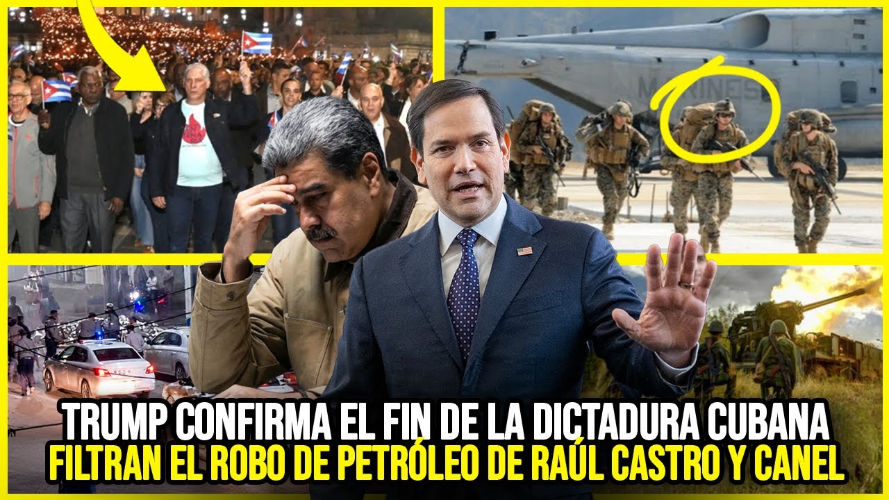 ÚLTIMA HORA🚨EEUU confirma FIN de la DICTADURA//Filtran VENTA de PETRÓLEO de RAÚL y CANEL//Se ACABÓ❓