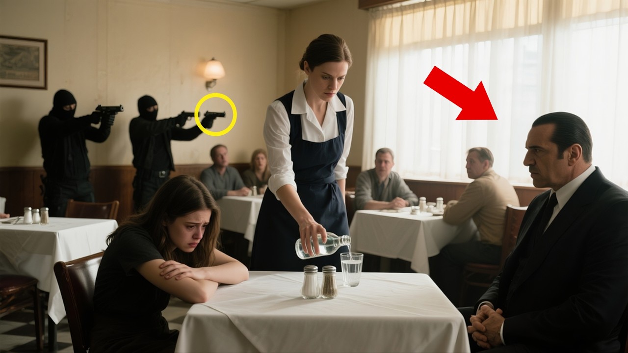 During a Robbery, One Waitress Stayed Calm — The Mafia Boss Noticed Everything