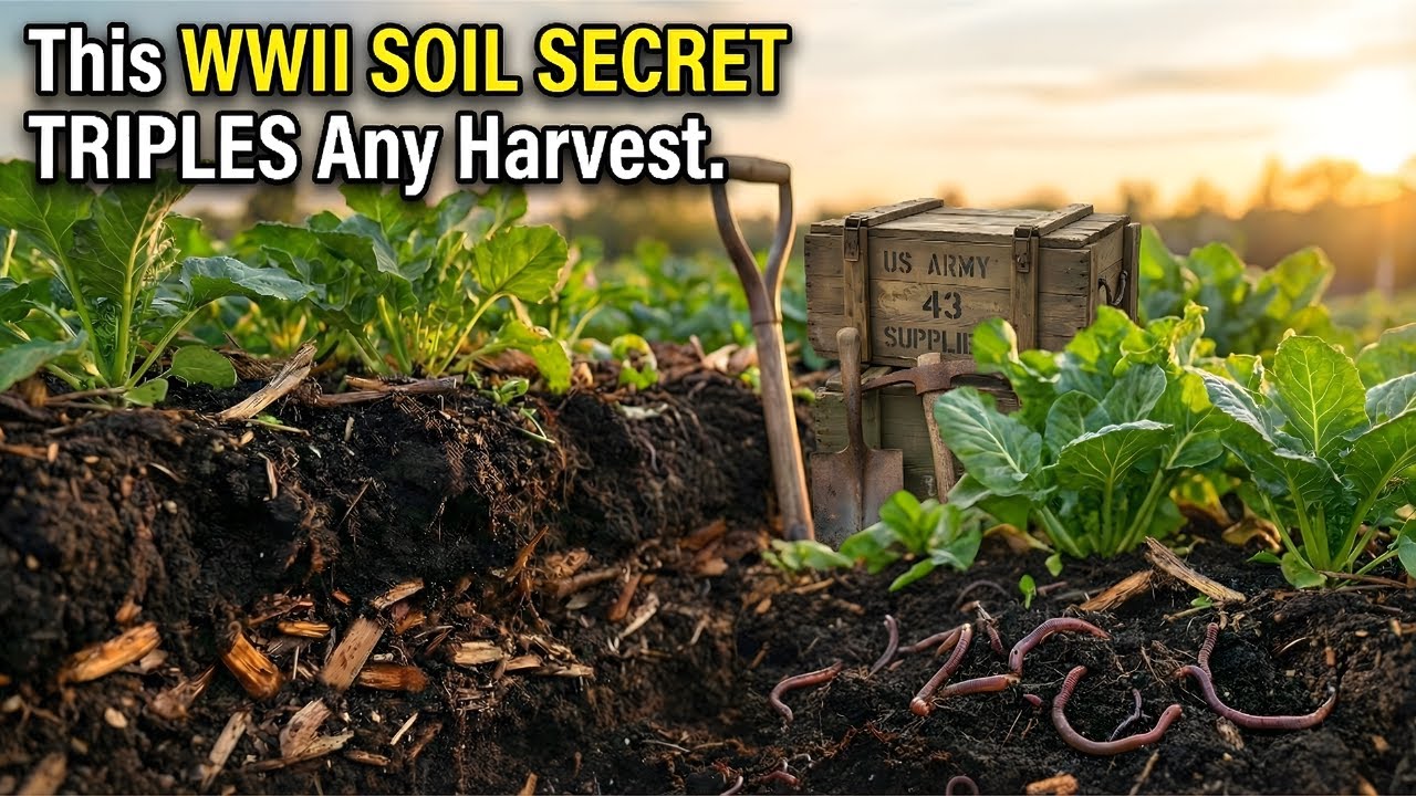 This WWII Soil Secret Triples Any Harvest. Why Did Fertilizer Companies Bury It For 80 Years?