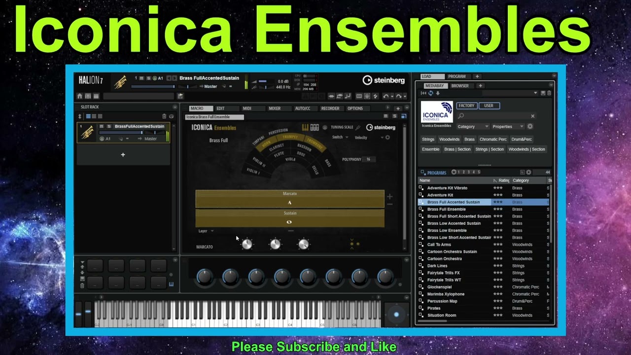Steinberg Iconica Ensembles / Factory Sound / UR242