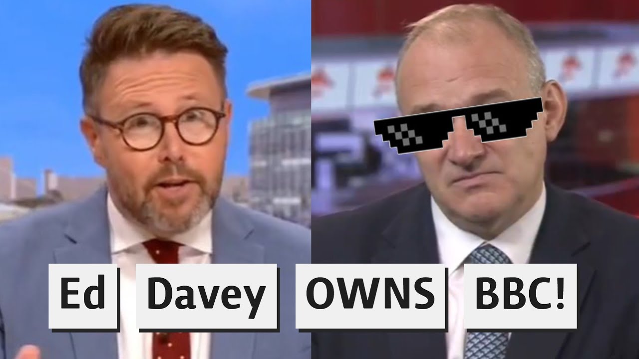 Ed Davey Clashes With BBC Journalist Over Farage Coverage!