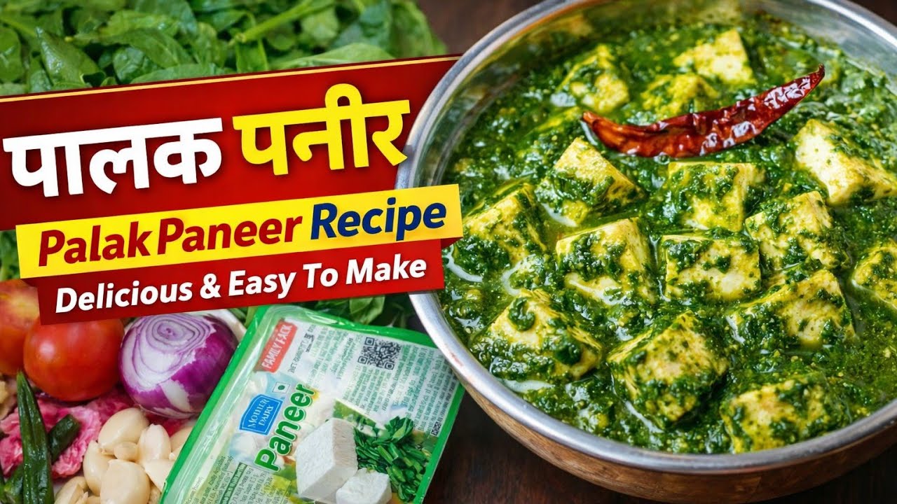 live Hotel Style Palak Paneer Recipe LIVE | घर पर बनाएं परफेक्ट स्वाद