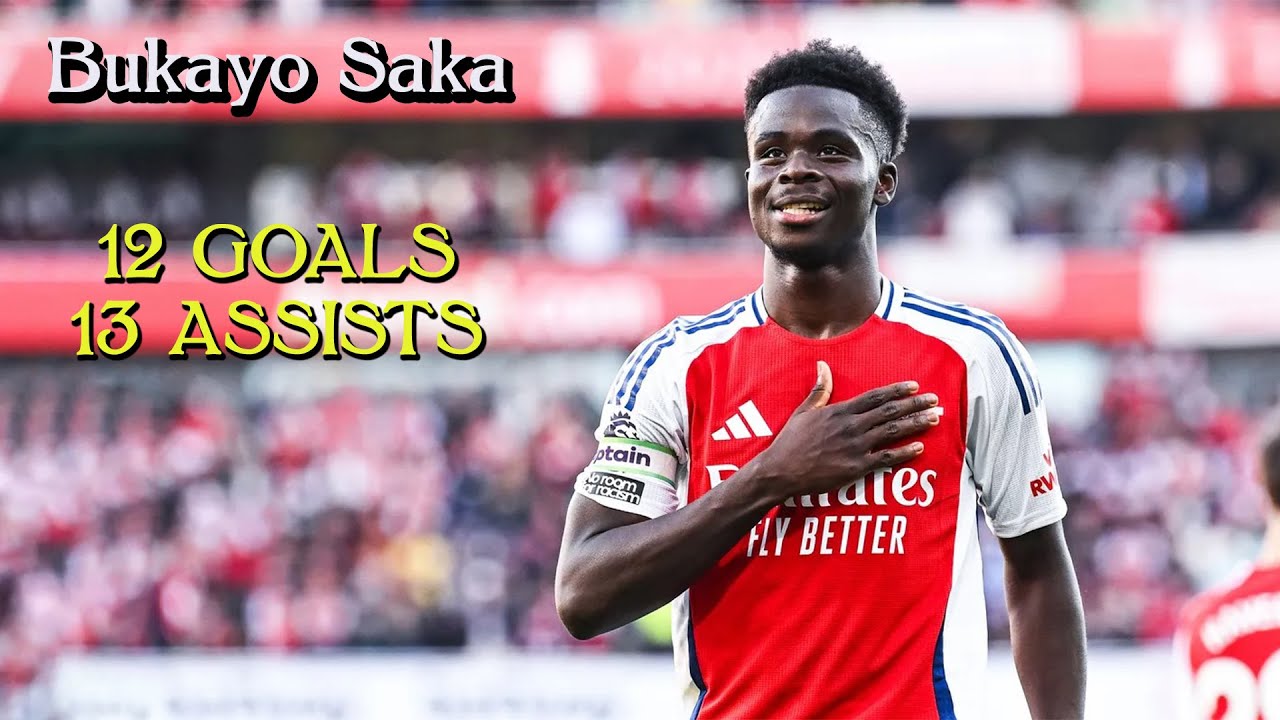 Bukayo Saka - All Goals & Assists 2024/25
