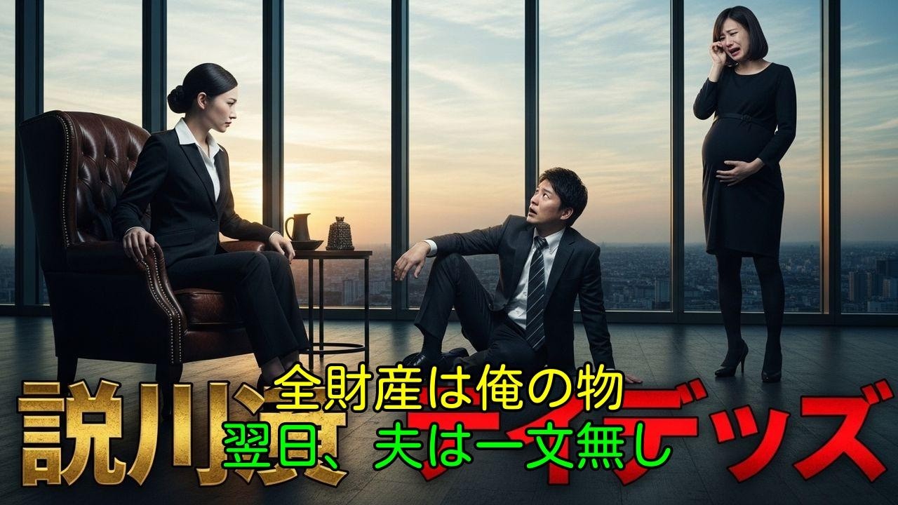 浮気夫「愛人とその子に半分やる」→私「承知しました」翌日、夫が職と家を失い絶望した理由