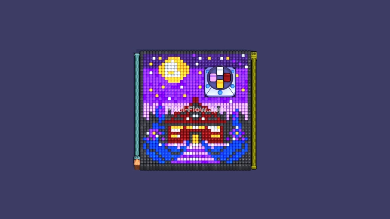 Pixel Flow Level 786 Solution Walkthrough