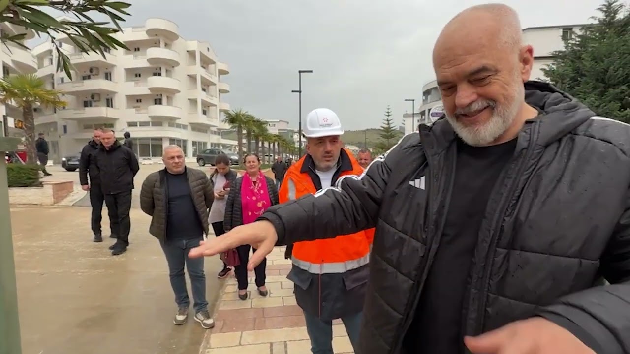 Kryeministri Edi Rama -📍Ksamil - Në kantierin e Bypass-it të Ksamilit,