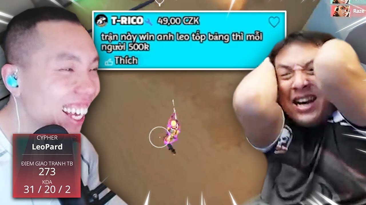 Vật Vã Với Kèo Đưa Anh Leo Top Frag Nhận 500K