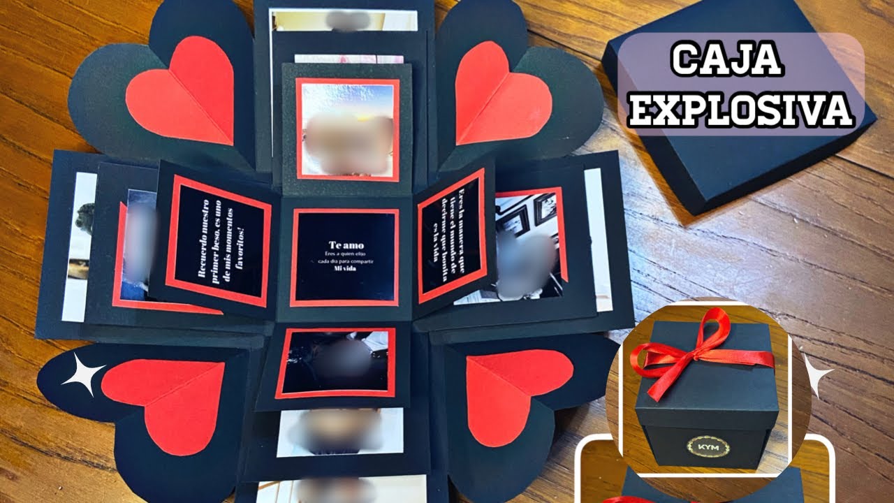 CAJA EXPLOSIVA DE FOTOS - Kystutorial - caja sorpresa