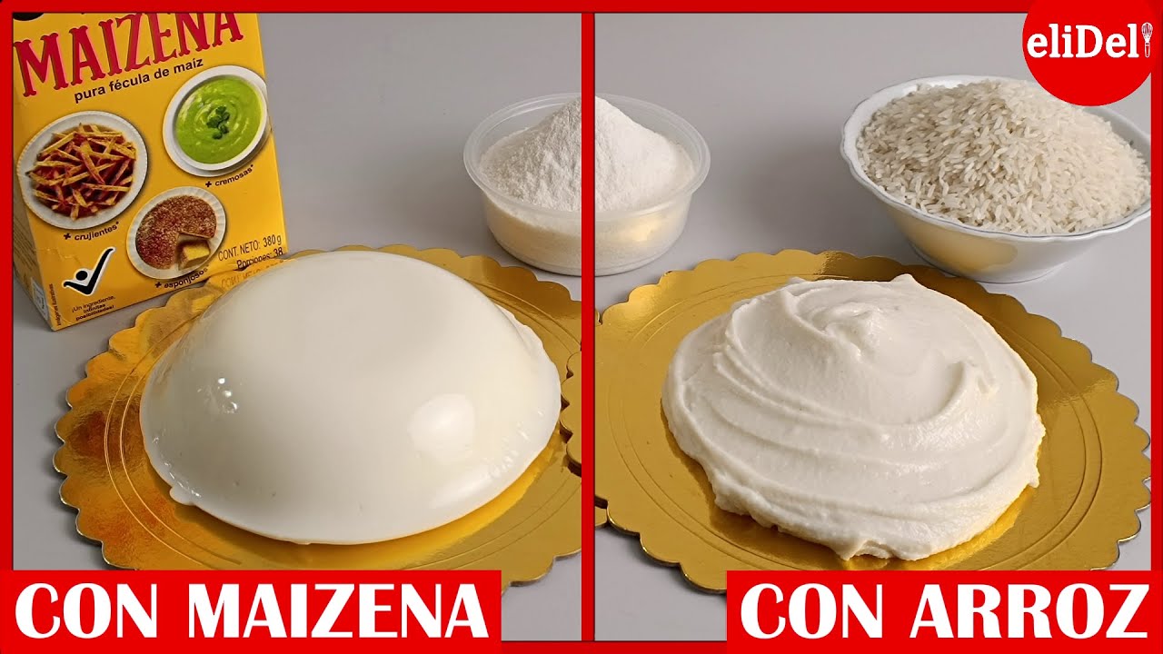 ESPESANTES para HELADOS Con MAIZENA y ARROZ Cremosos 2 Formas Muy ECONOMICAS🤑