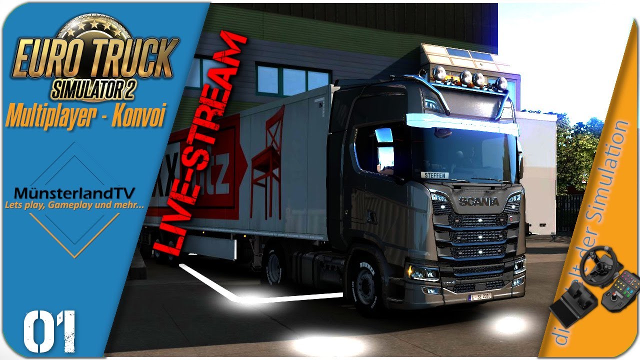 🚚 ETS2 #01 🗺️ Multiplayer SCS - Konvoi | Euro-Truck-Simulator 2 | V 1.41 [deutsch|german] [HD] [li