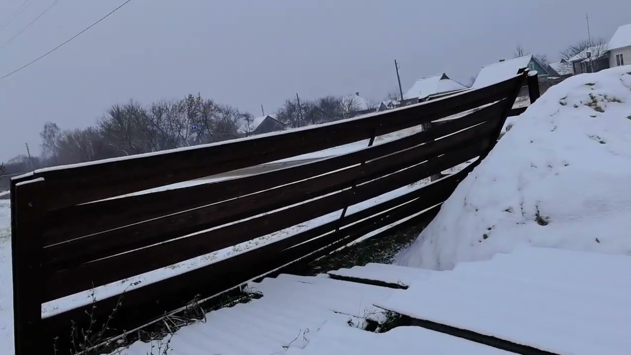 Про погоду и забор. 15 декабря 2025