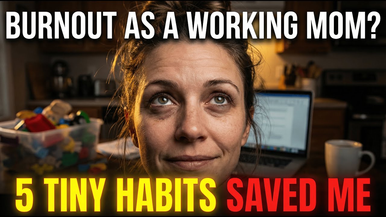 Burnout as a Working Mom? These 5 Tiny Habits Saved Me