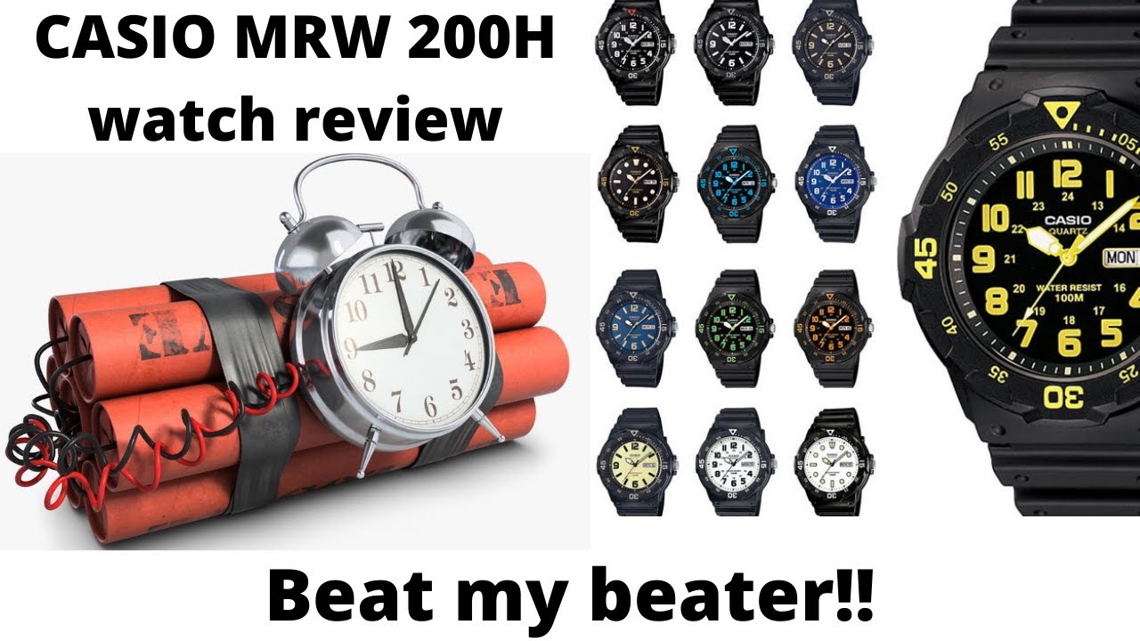 CASIO MRW 200H watch review of the king of beater watches!!