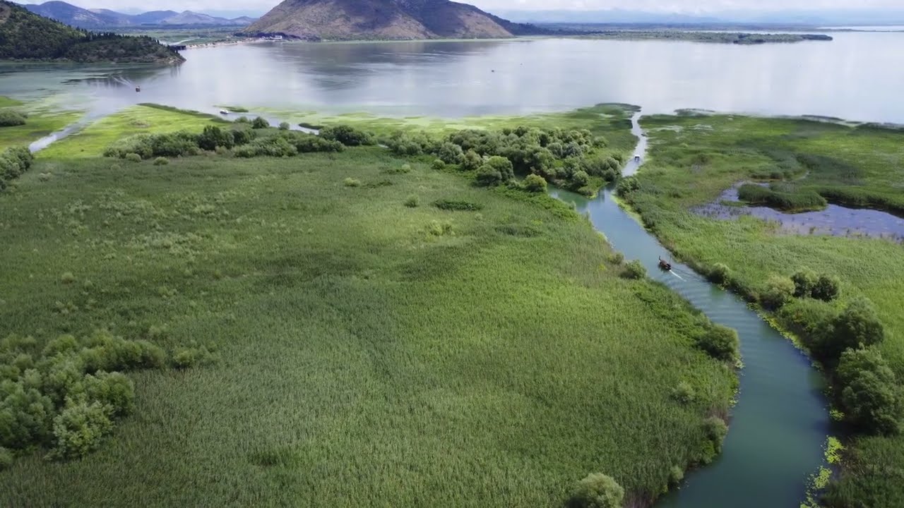 Skadar Lake and Virpazar - Montenegro 4K DRONE VIDEO