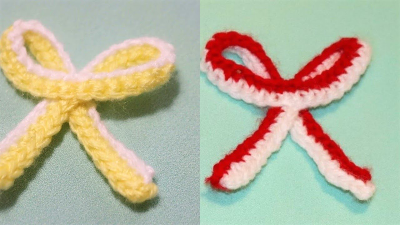 Tutorial How To Make Crochet Ribbon🎀
