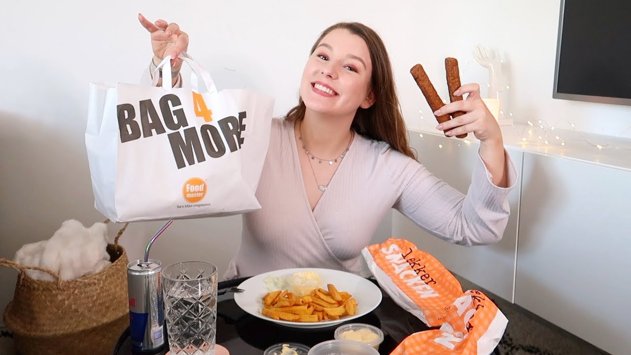 SNACKBAR FRITUUR MUKBANG!!! 🍟 ✰ All About Leonie