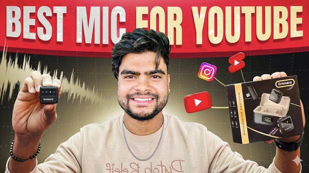 GRENARO P10 WIRELESS MIC || REVIEW ||BEST WIRELESS MIC ALL CONTENT CREATOR ￼…….