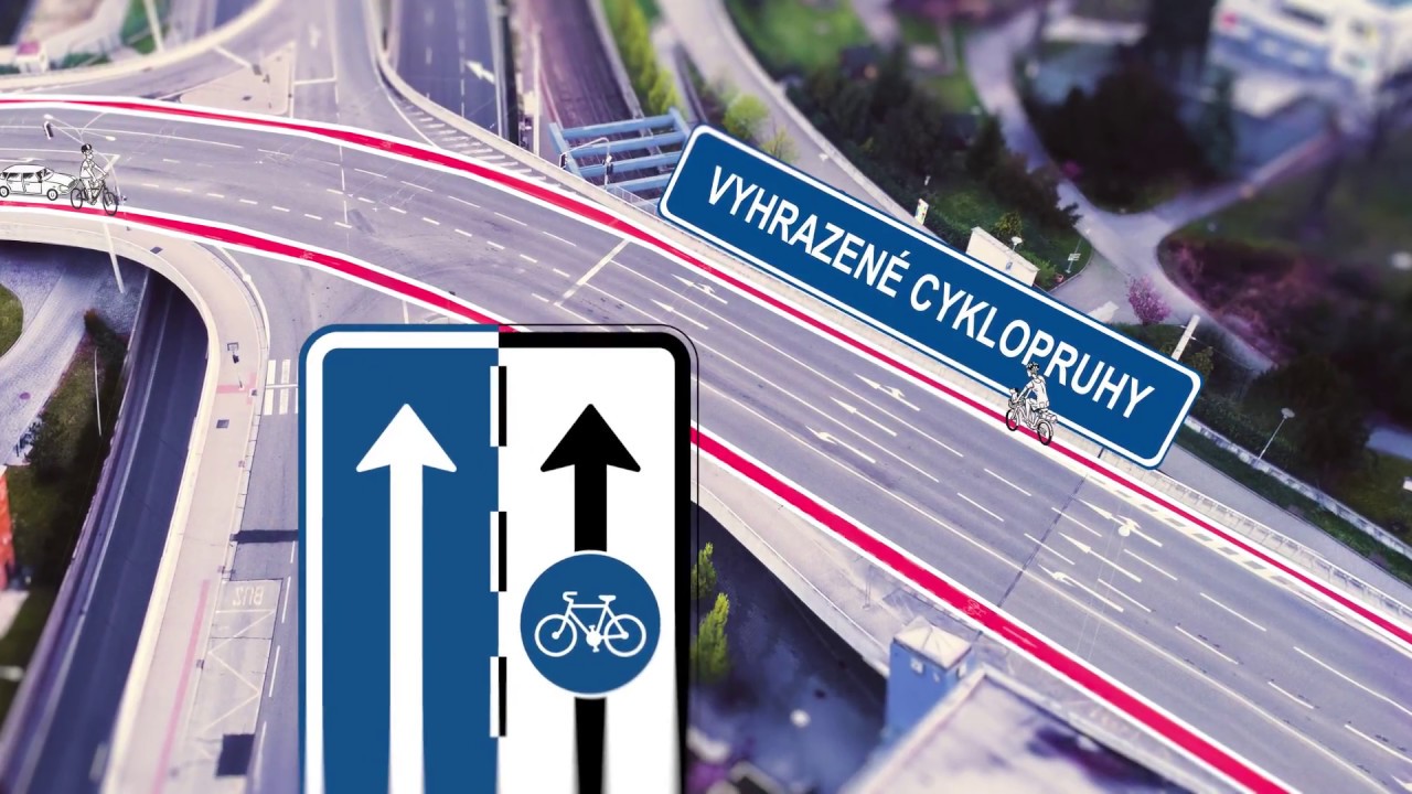 Jezdi férově: cyklopruhy a cyklopiktogramy