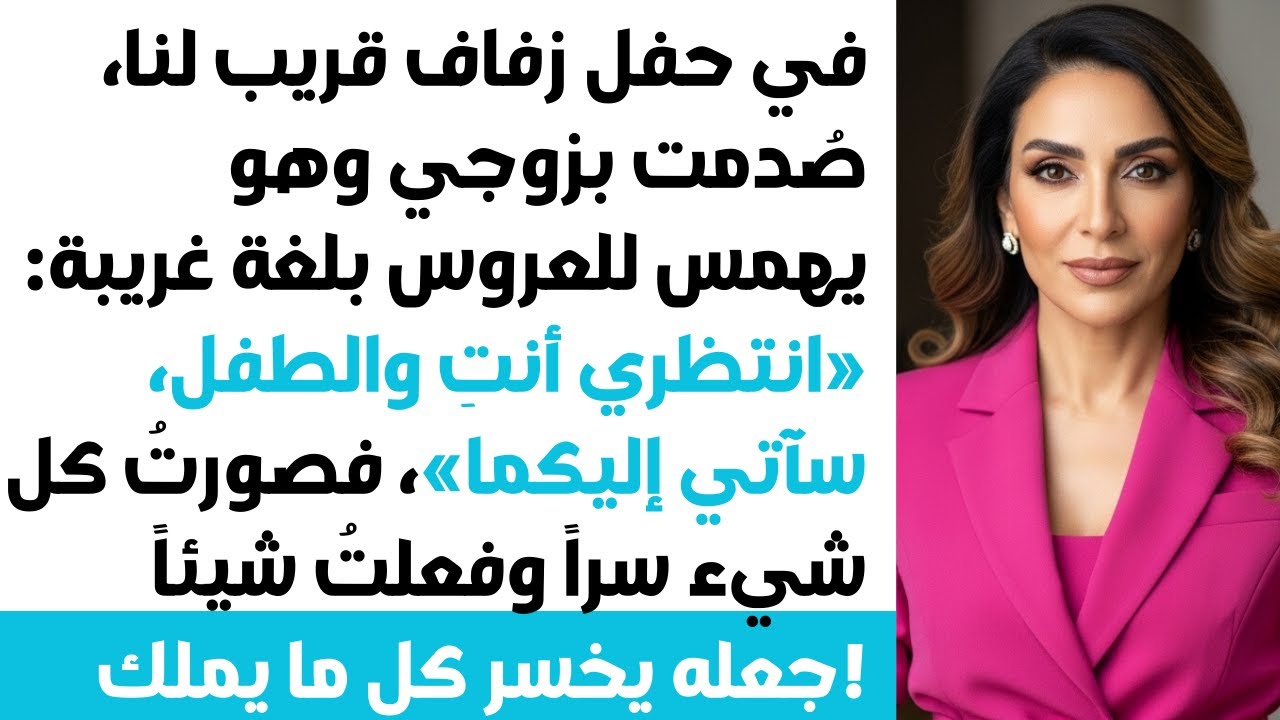زفاف أقارب💒👰 زوجي قال للعروس بالباسكية😱 «أنتِ والطفل.. انتظروني فترة»😡💔