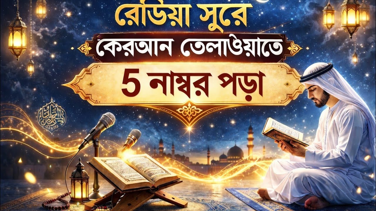 ৫ নম্বর পাড়া রোজা রেখে শুনেন খুবই উপকার হবে কুরআন খতমের সওয়াব পাবেন পবিত্র দিনে এই পড়াটি শুনেন
