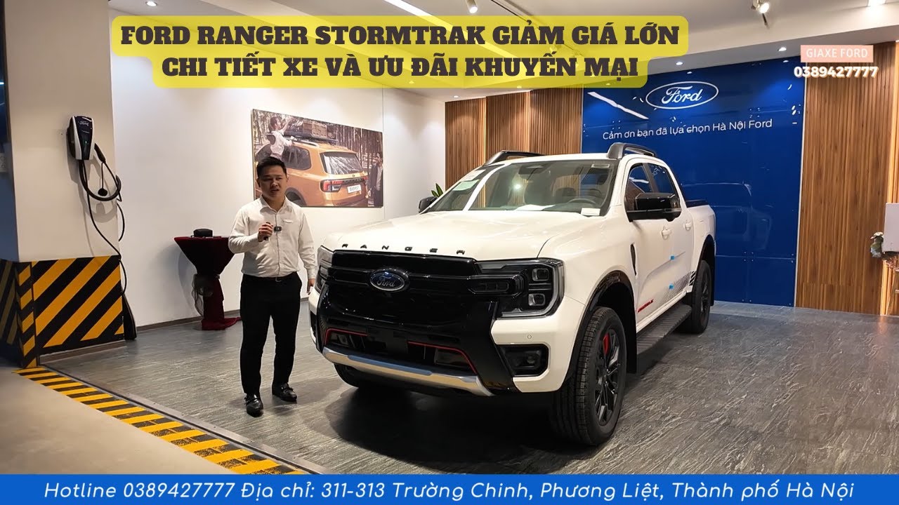 Giảm giá Ford Ranger Stormtrak mới 2025| Tặng tiền mặt và gói phụ kiện bảo hiểm hấp dẫn, Xe sẵn