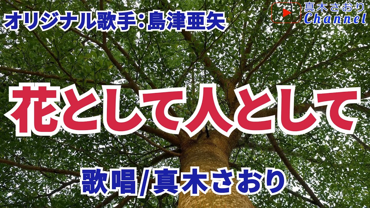 花として人として(島津亜矢さん）唄/真木さおり