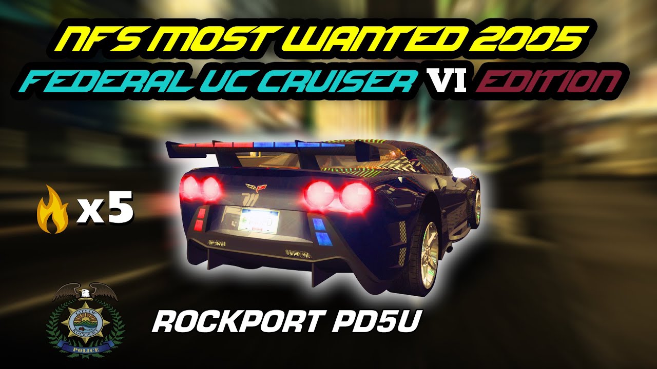 NFS MW (2005) - UNDERCOVER FEDERAL CRUISER // Police Edition [4k60FPS]