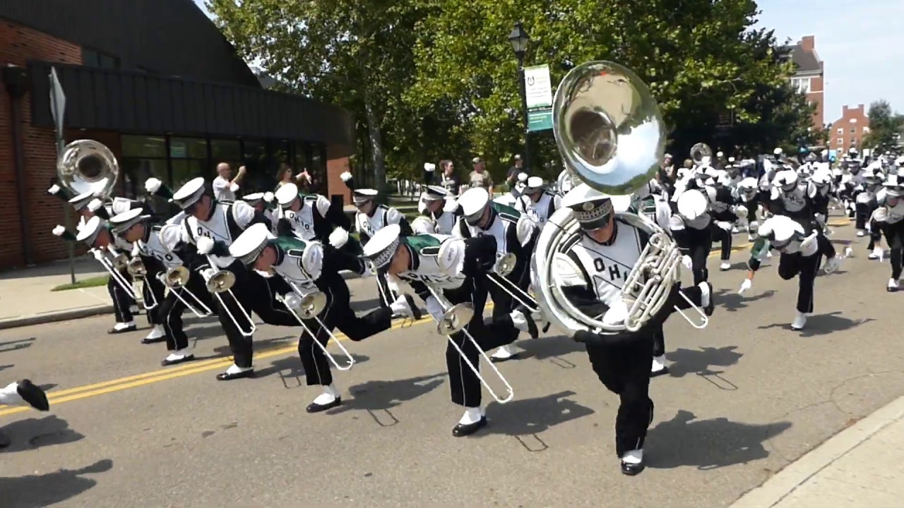 Ohio University Marching 110 - Parade to the Stadium 8/31/19