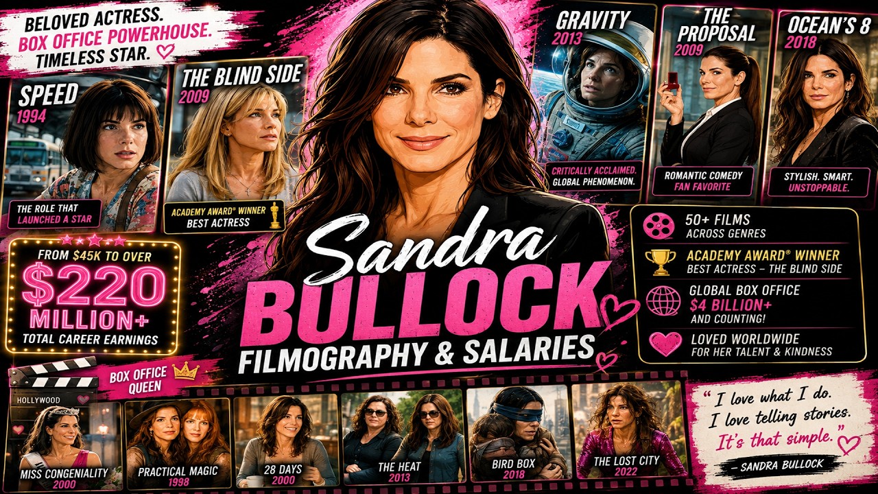 Sandra Bullock's Massive Career Earnings: From $5M Blind Side Cut to $70M+ Gravity Jackpot! 💰