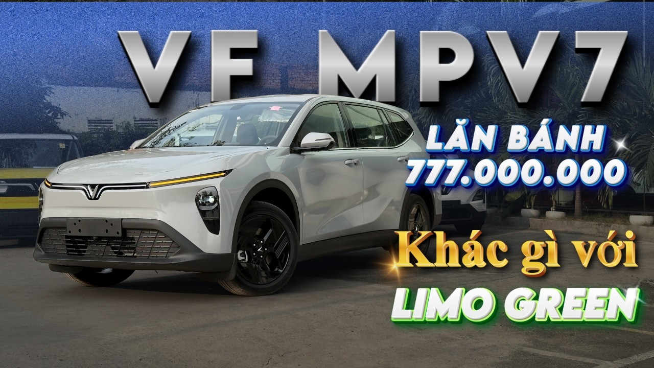 Khác Biệt Giữa MPV7 với  LIMO | Lăn Bánh Chỉ 777 Triệu #VFMPV7 #VINFASTMPV7 #MPV7 #limogreen