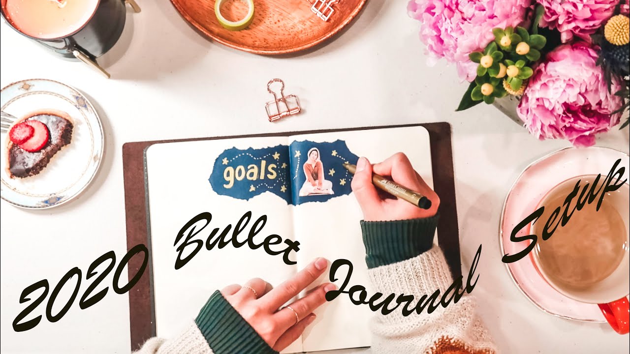 Моя организация ежедневника в стиле Bullet Journal на 2020 год | С планированием целей и доской в...