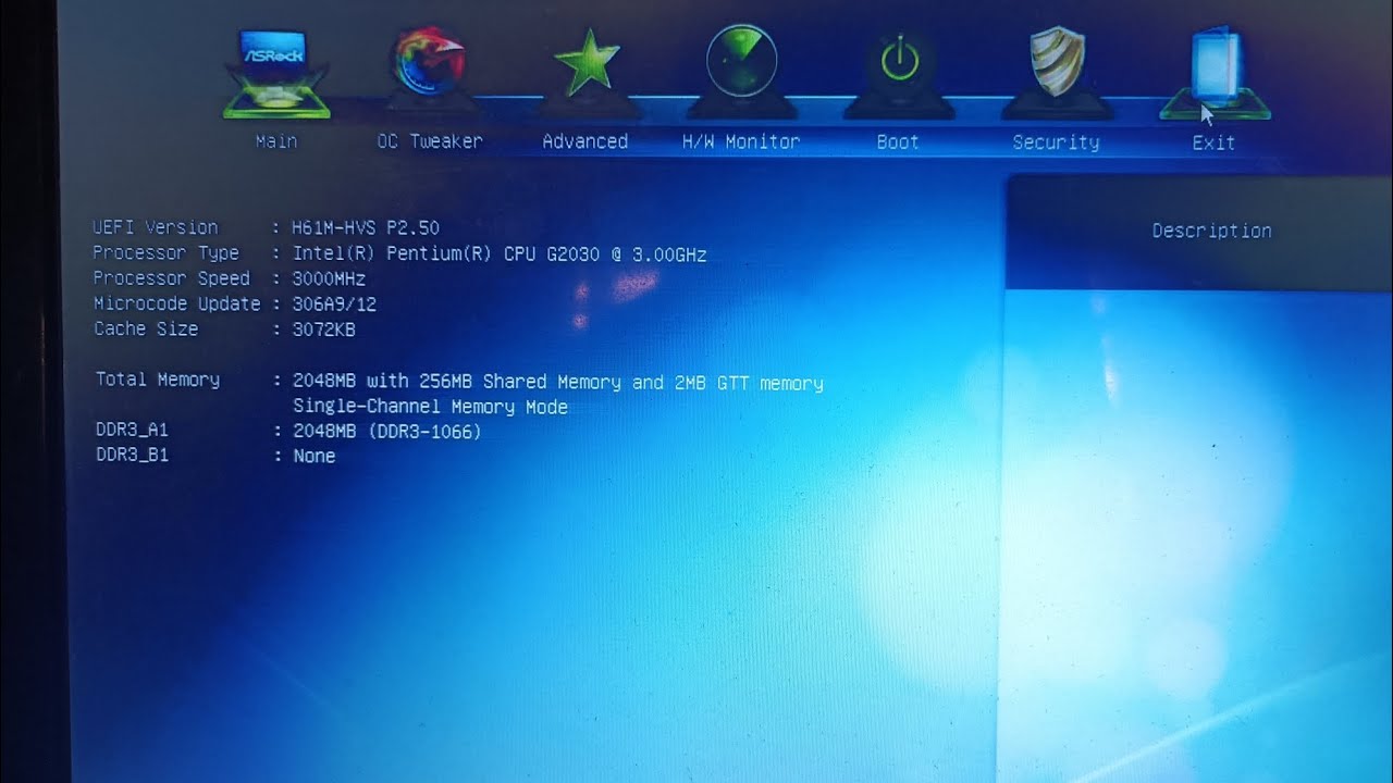 ASrock uefi Setup