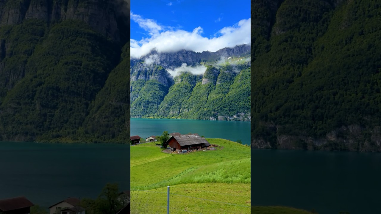 📍 Walensee, Switzerland 🇨🇭Follow me for daily Swiss Content 🇨🇭