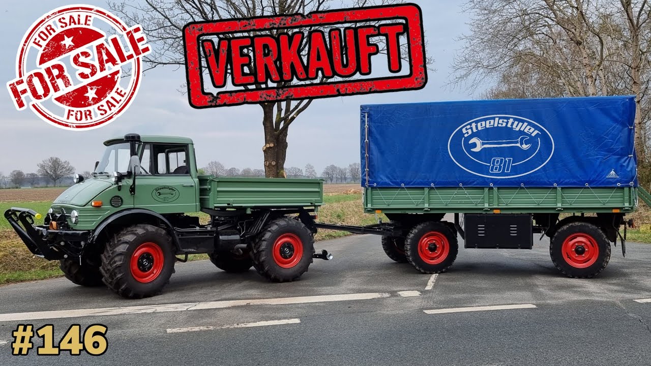 FOR SALE - Der Anhänger ist verkauft - Seile / Bremsen & Licht / Unimog Probefahrt - #Vlog 147
