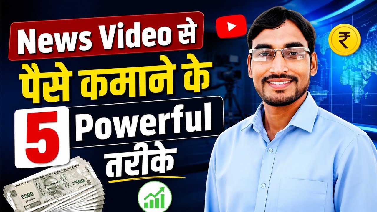5 Ways To Make Money In News Videos 2026 for Beginners | Shahid Bros 