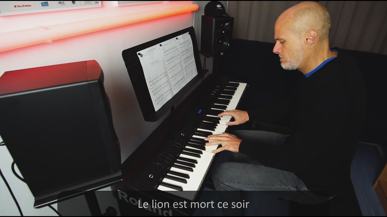 Kids United - Le lion est mort ce soir - Piano - KARAOKE
