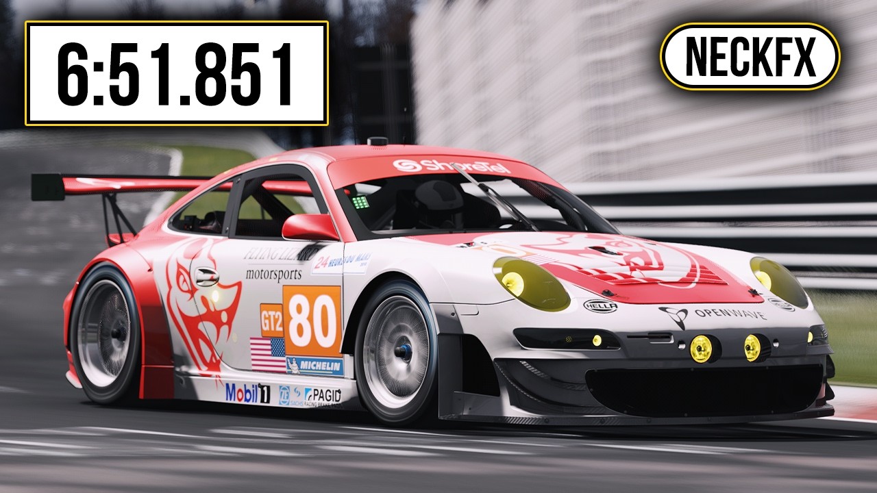 Porsche 911 (997) GT2 Race Car - Nürburgring Nordschleife 6:51.851 (Assetto Corsa POV)