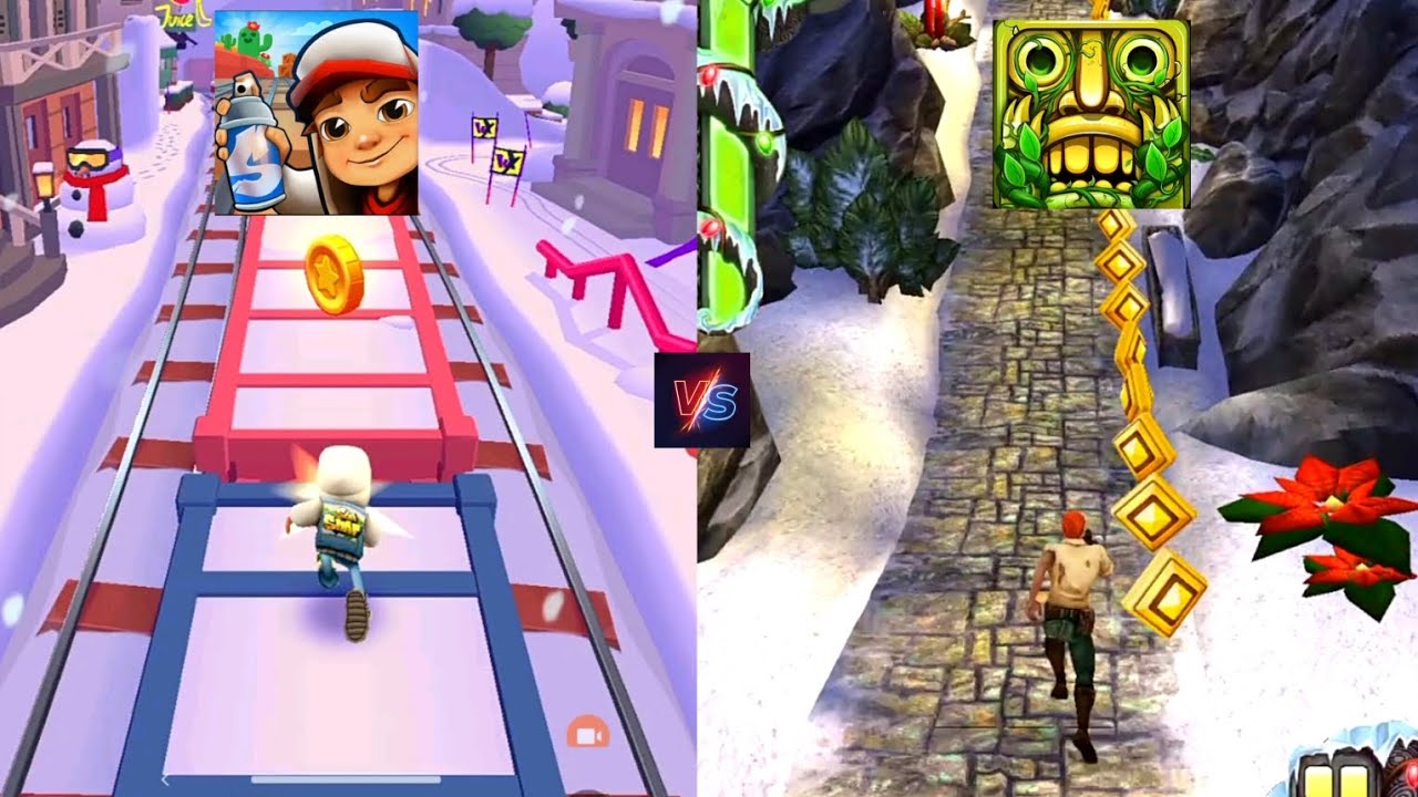 Sabway surfer🆚 temple run 2 🆕 event unlock 🔝 2 games in one frame 🖼️