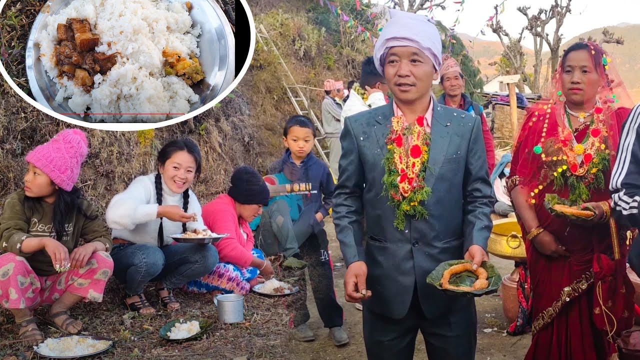 Mr. Bhumi uncle's wedding #DAY_2 | marriage system in village | Samita | Kedar | Rural Nepal
