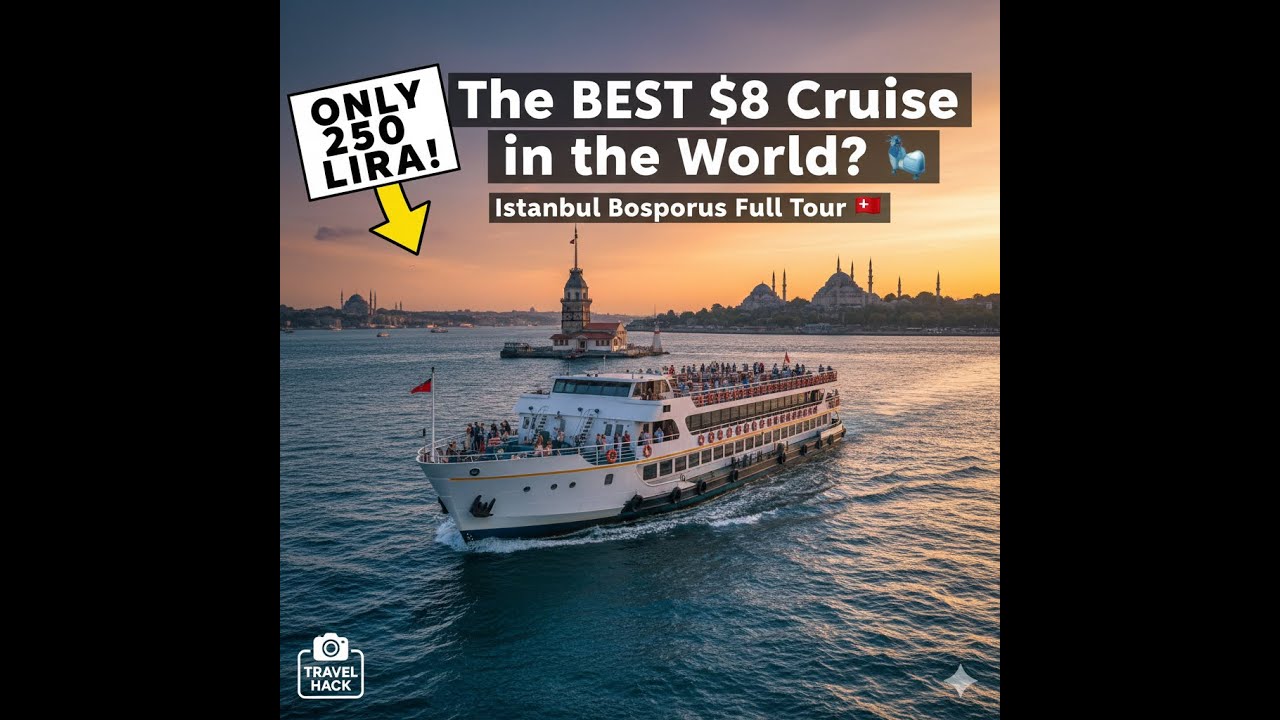 The Best $8 Cruise in the World? 🚢 | Istanbul Bosphorus Tour 🇹🇷