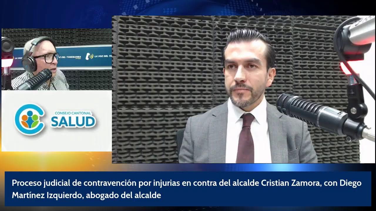 Proceso judicial de contravención por injurias en contra del alcalde Cristian Zamora