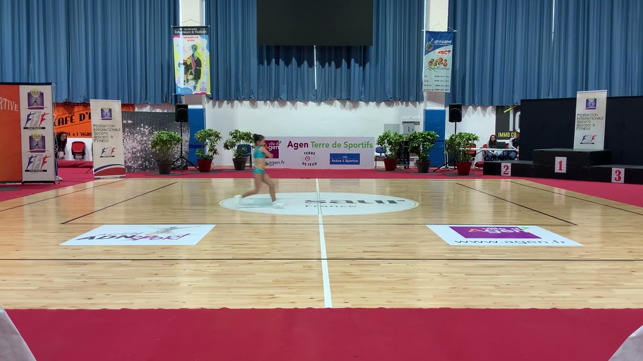 AEROBIC Novice Mini SF - MUSSOLIN Giulia (Aerobic Studio Agenais)