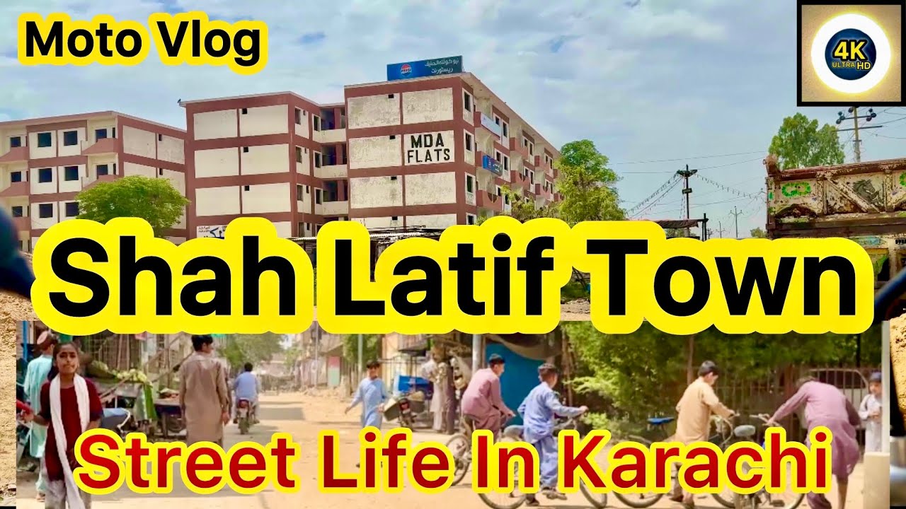 Exploring Unseen Shah Latif Town | MDA Flats&nbsp; Karachi Bike Ride & Area Tour Sindh 🇵🇰