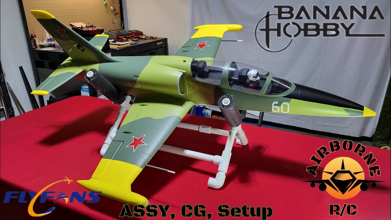 FlyFans L-39 Assembly, CG and Setup!!