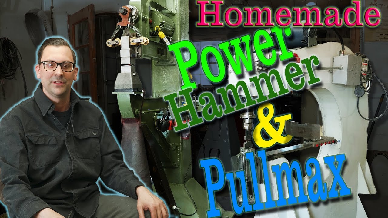Самодельный Power Hammer и Pullmax — экскурсия по магазину Стива Шепарда