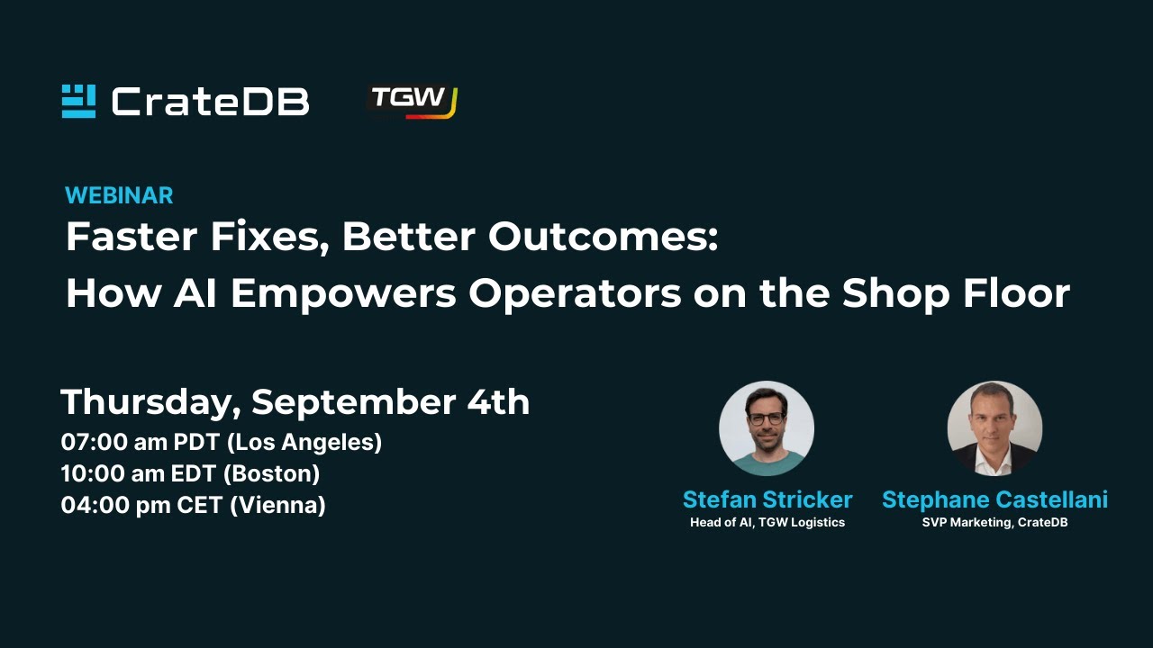 Faster Fixes, Better Outcomes: How AI Empowers Operators on the Shop Floor