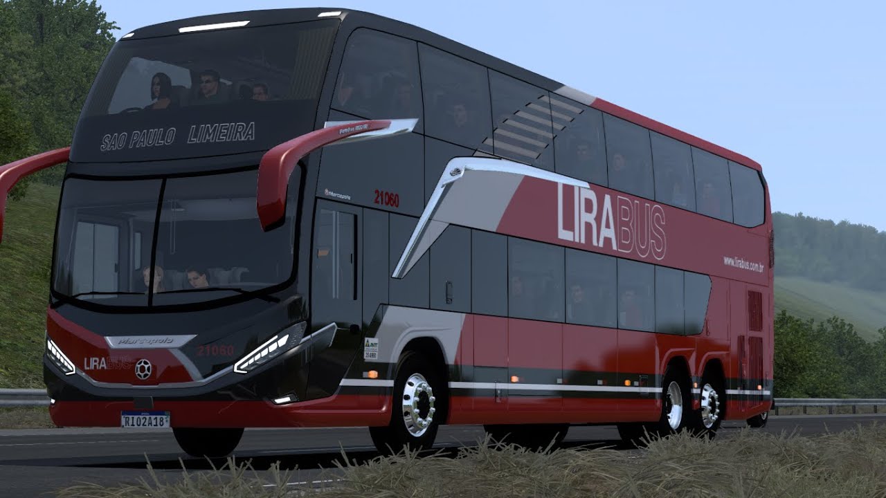 ✅EURO TRUCK SIMULATOR MOD BUS - MARCOPOLO PARADISO G8 1800DD☺️( LIRABUS)➡️ SÃO PAULO ➡️LIMEIRA