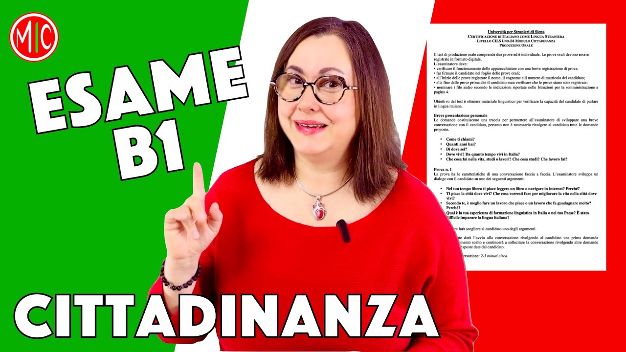 Esame B1 Cittadinanza: cos'è e chi deve farlo? - B1 Italian Citizenship Exam